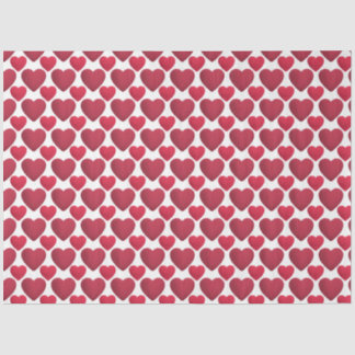 Mousseline Papier Tissu Cardiaque Romantique