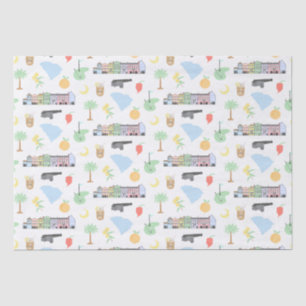 Mousseline Papier Tissu Caroline du Sud