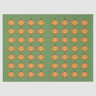 Mousseline Papier Tissu Citrouille Halloween mignon