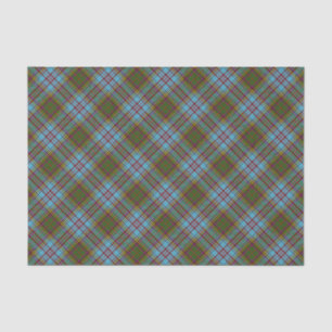 Mousseline Papier Tissu Clan Anderson Tartan