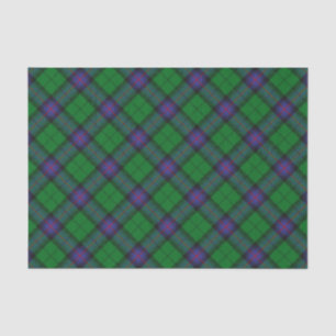 Mousseline Papier Tissu Clan Armstrong Tartan