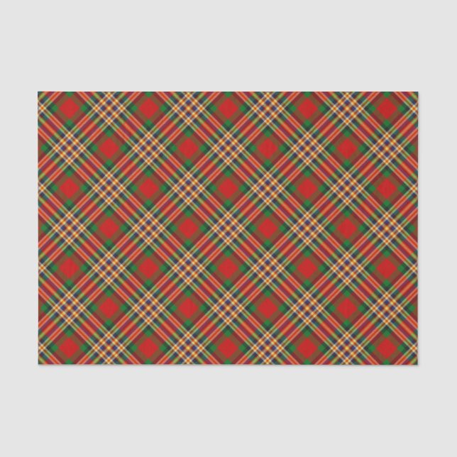 Mousseline Papier Tissu Clan MacGill (Recto)