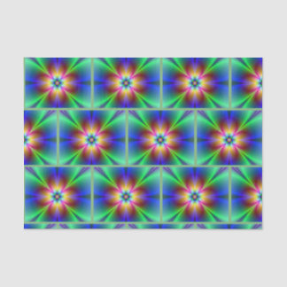 Mousseline Papier Tissu couleur Neon Daisy