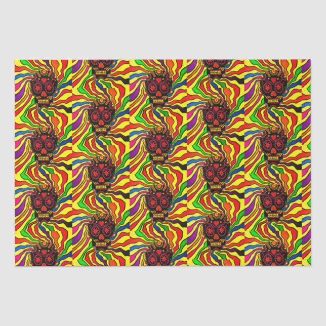 Mousseline Papier Tissu crânien (Recto)