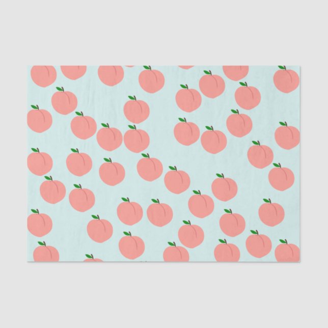 Mousseline Papier Tissu Cube Peach (Recto)