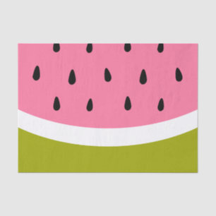 Mousseline Papier Tissu Cute Watermelon