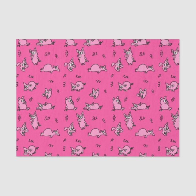 Mousseline Papier Tissu De Cochon (Recto)