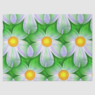Mousseline papier tissu de fleurs de marais