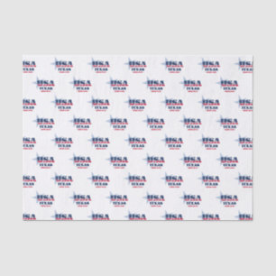 Mousseline Papier Tissu de la Fierté d'État du Texas