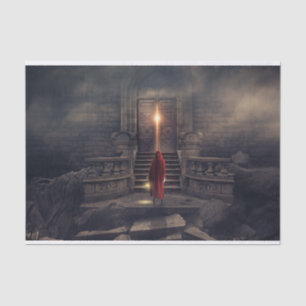 Mousseline papier tissu de temple mystique