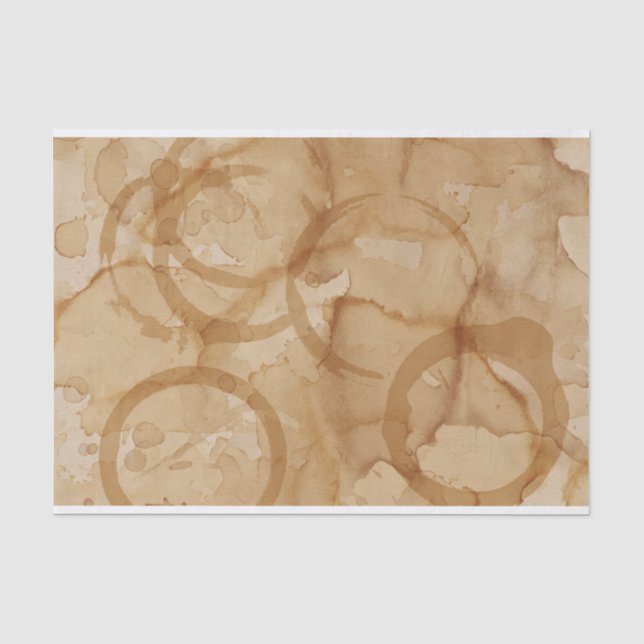 Mousseline Papier Tissu De Tissu De Café (Recto)