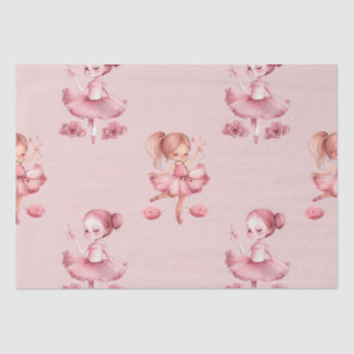 Mousseline Papier Tissu Design Ballerina