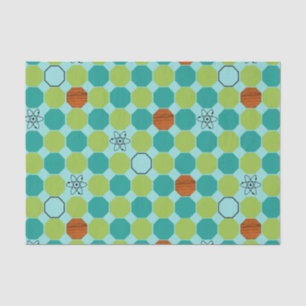 Mousseline Papier Tissu d'octogone atomique