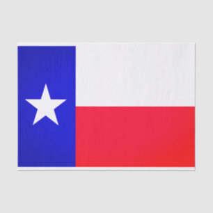 Mousseline Papier Tissu du drapeau du Texas