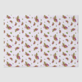 Mousseline Papier Tissu En Fleur De Jungle Sauvage