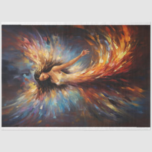 Mousseline Papier Tissu Ethereal Angel Decoupage