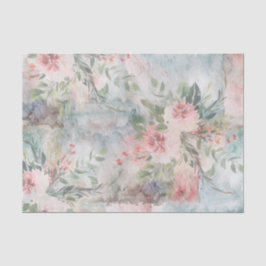 Mousseline Papier Tissu Fancy Peony