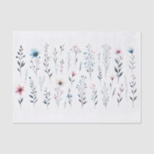 Papier Tissu Floral