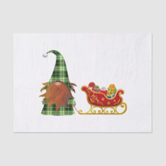 Mousseline Papier Tissu Gnome