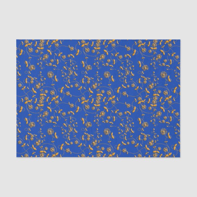 Mousseline Papier Tissu Gold Swils (Recto)