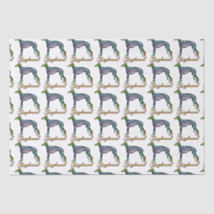 Mousseline Papier Tissu Gryhound Coloré