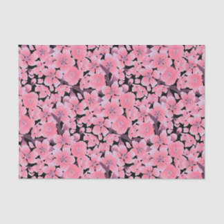 Mousseline Papier Tissu Japonais asiatique en fleur de cerisi
