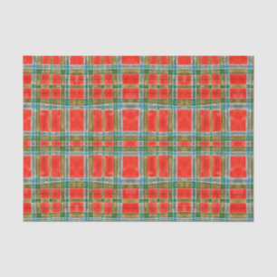 Mousseline Papier Tissu MAC BAIN TARTAN