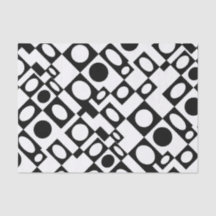 Papier Tissu Marquis noir et blanc