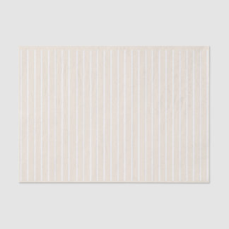 Mousseline Papier Tissu Neutre À Rayures