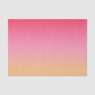 Mousseline Papier Tissu Ombre rose orange