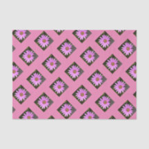 Papier Tissu Ostéospermum Rose