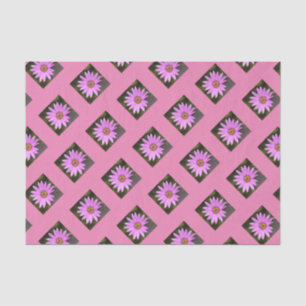 Mousseline Papier Tissu Ostéospermum Rose