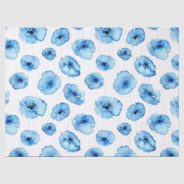 Mousseline Papier Tissu + Papier Découpage - Pépites bleues