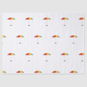 Mousseline Papier Tissu Parapluie Plage