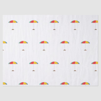 Mousseline Papier Tissu Parapluie Plage