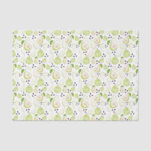 Mousseline Papier Tissu Pear Tissu Juicy