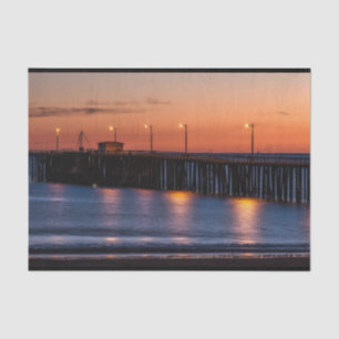 Mousseline Papier Tissu pittoresque Pismo Beach Sunset