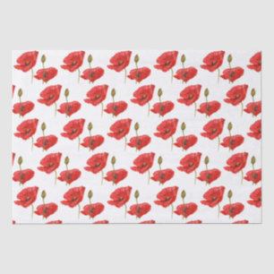 Mousseline Papier Tissu Poppy