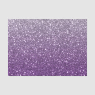 Mousseline Papier Tissu Purple Ombre Parties scintillant Look
