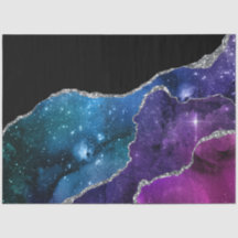 Papier Tissu Série Galaxie Agate Design 23