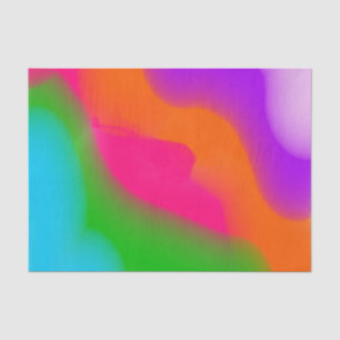 Mousseline Papier Tissu Sherbet Aquarelles