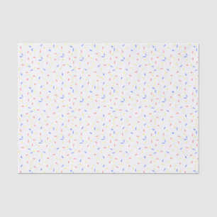 Mousseline Papier Tissu Sprinkings couleur primaire