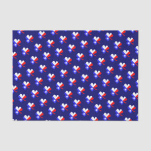 Mousseline Papier Tissu Texas Clover