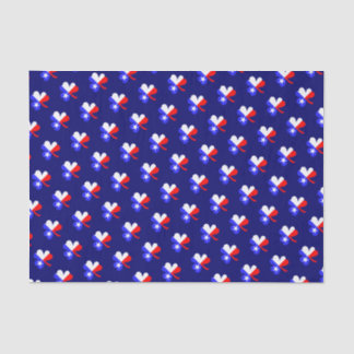 Mousseline Papier Tissu Texas Clover