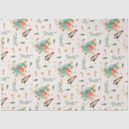 Mousseline Papier Tissu Thème Nutcracker - Enveloppement Cade