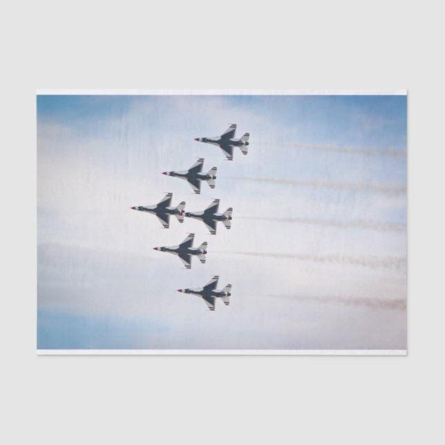 Mousseline Papier Tissu Thunderbirds (Recto)