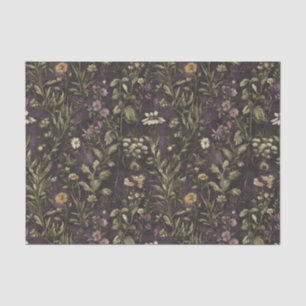 Mousseline Papier Tissu Tissu Du Jardin Du Twilight - Fleur E