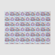 Papier Tissu Unicorne Lumineux