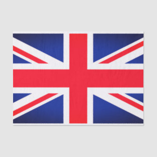 Mousseline Papier Tissu Union Jack