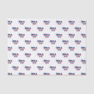 Mousseline Papier Tissu Utah State Pride